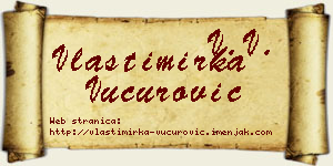 Vlastimirka Vučurović vizit kartica